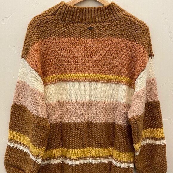 O'NEIL BILLIE STRIPE MOCKNECK OVERSIZED SWEATER NWT - Picture 7 of 7